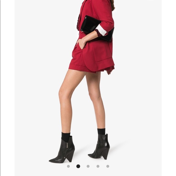 SAINT LAURENT Niki 105 zipped leather ankle boots - Picture 4 of 5